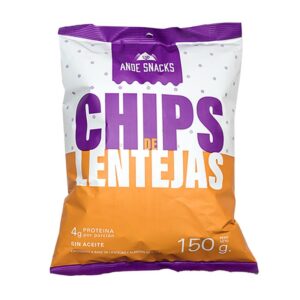 Chips de lentejas veganos