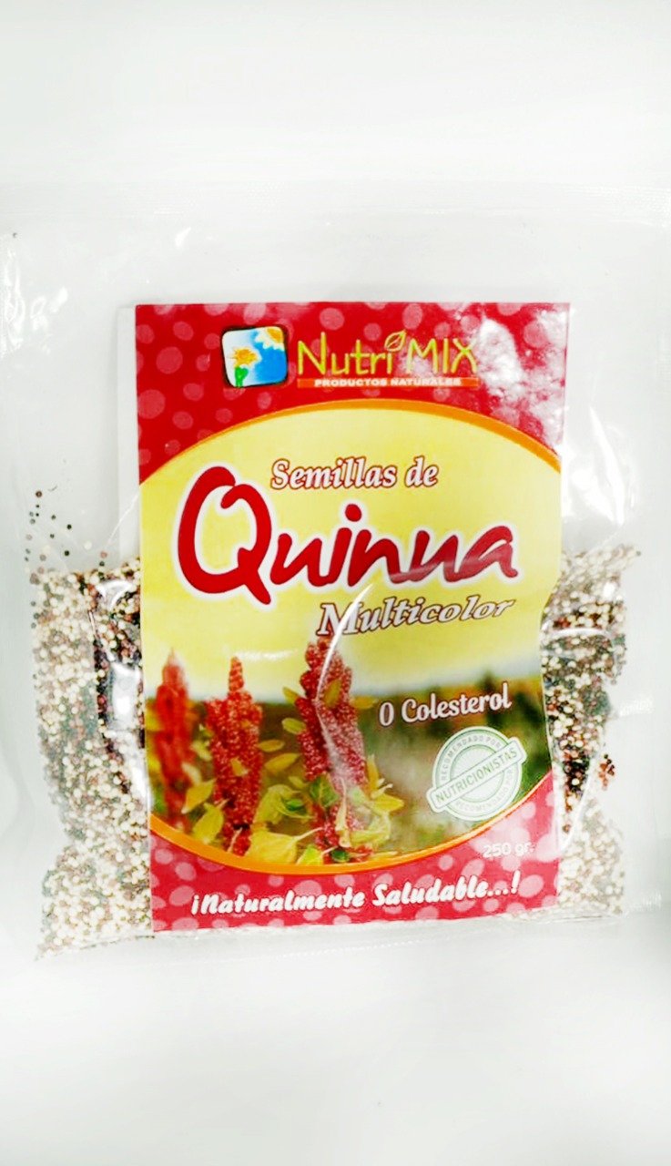 Semillas de quinua multicolor
